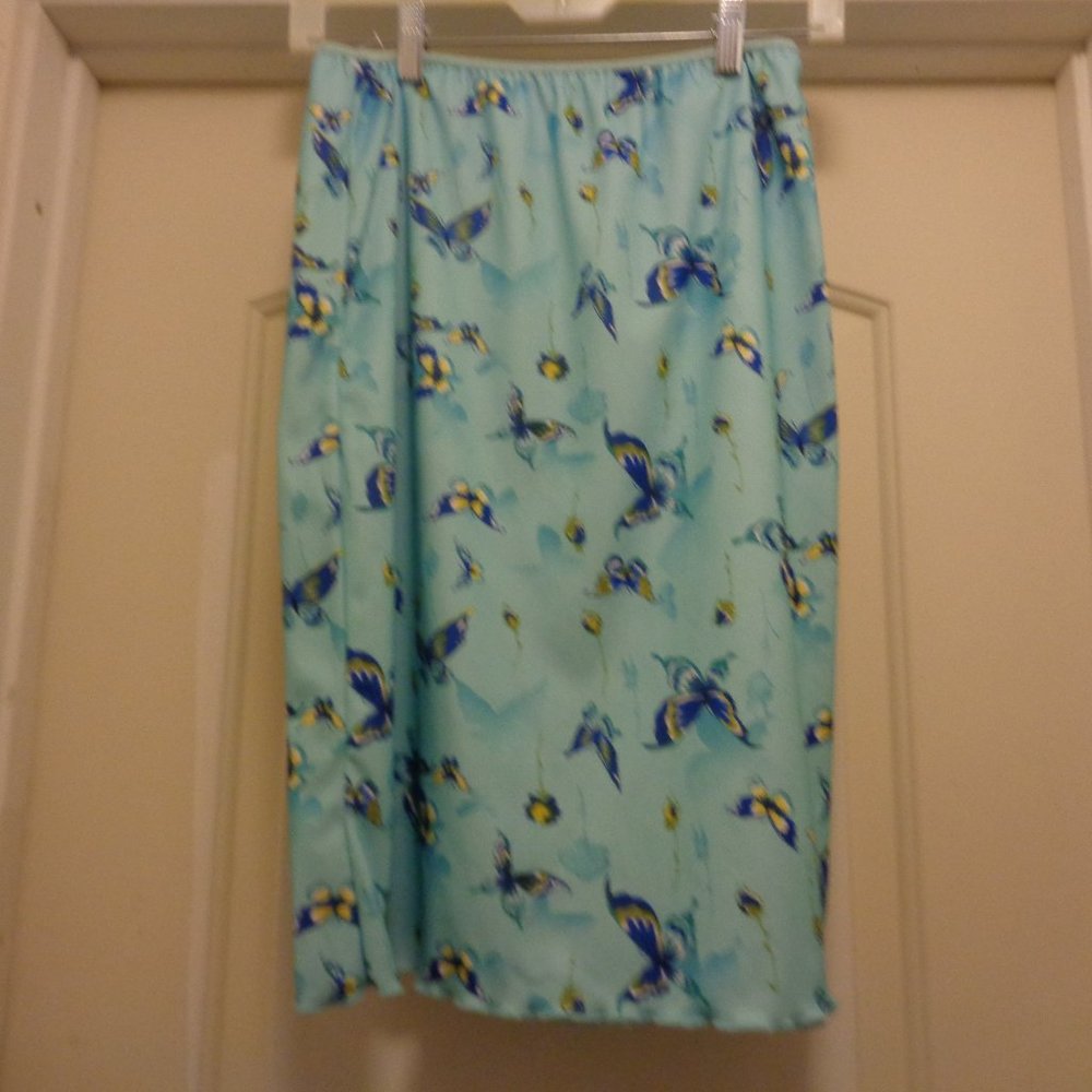 COQUETTE AESETHIC CHEROKEE REVERSABLE BUTTERFLYS SKIRT SMALL
